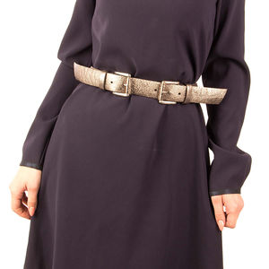 Academia Belt Women Dark Khaki